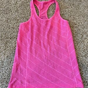 Lululemon Athletica Pink Swiftly Tank Top Normal Length